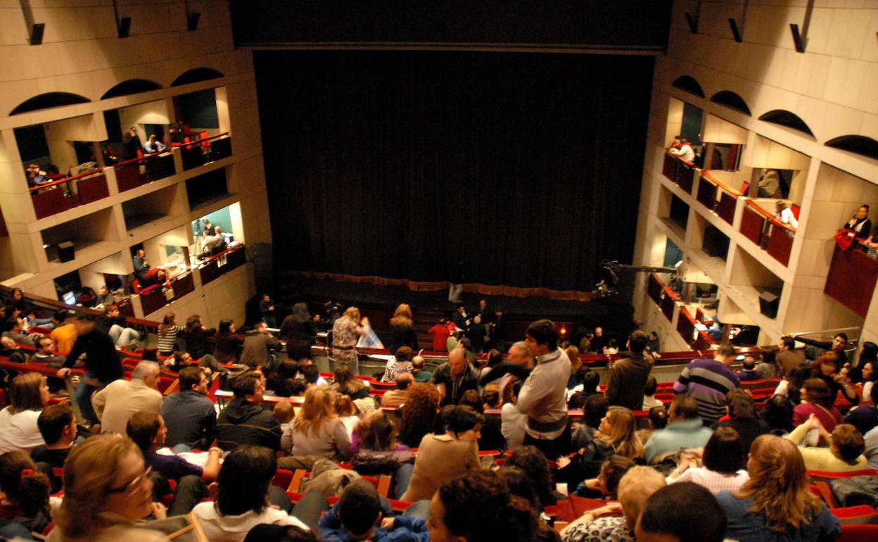 El López de Ayala durante el concurso de murgas. 