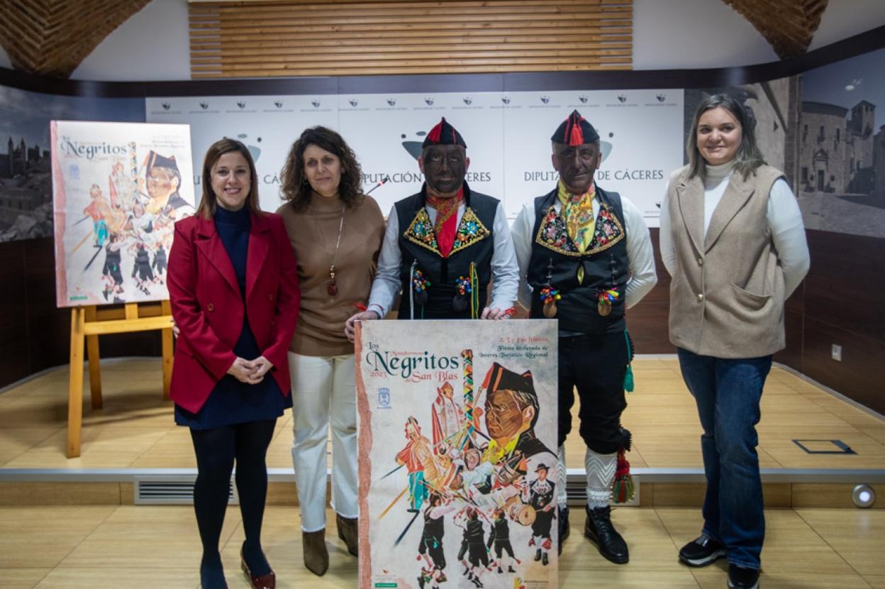 Presentación ayer en Cáceres de esta fiesta con la que Montehermoso arranca el calendario festivo del año. 