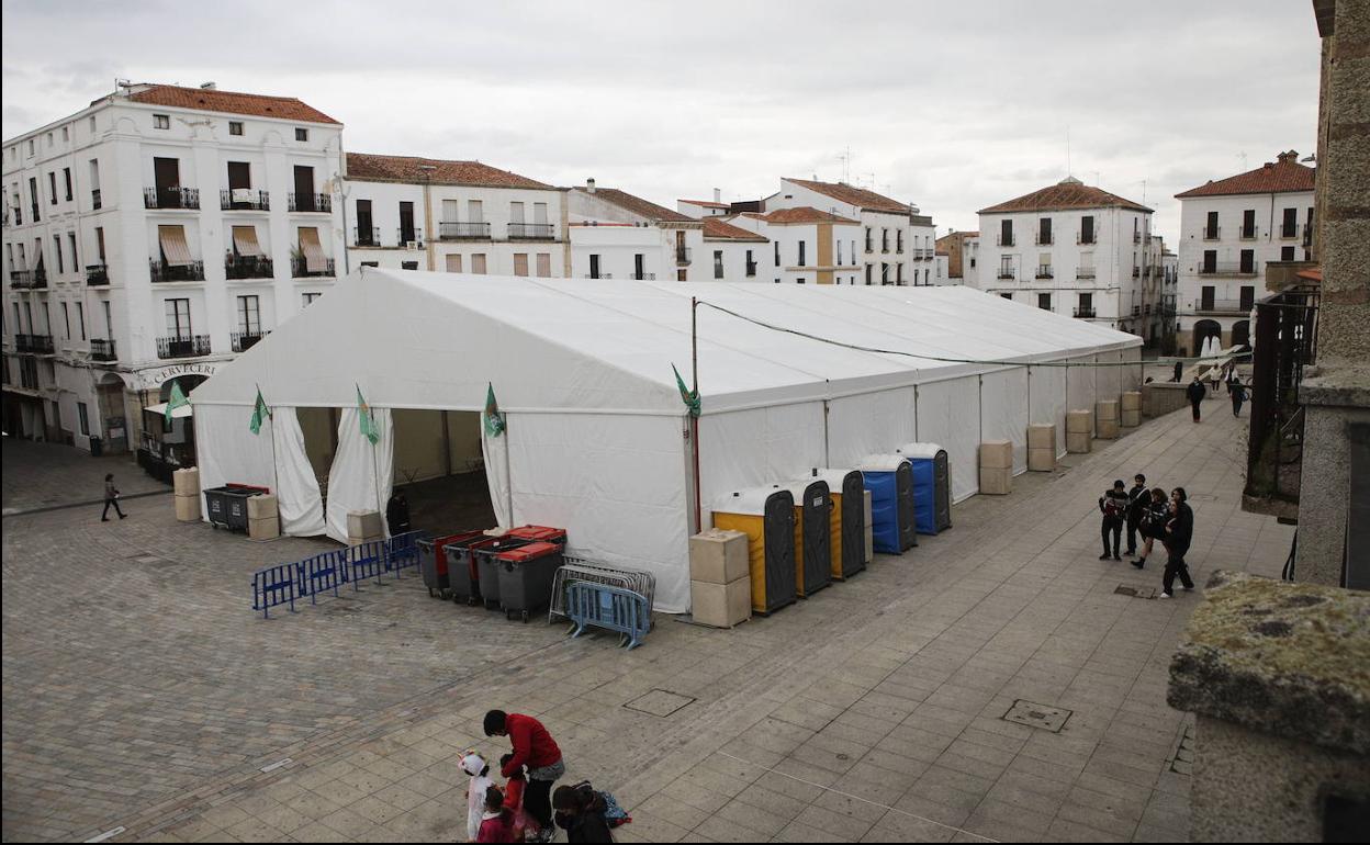 Adjudicada la carpa de Carnaval en Cáceres por un importe de 5.000 euros