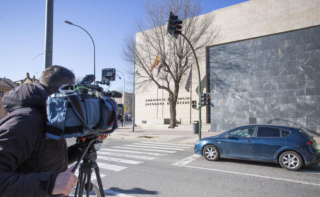 El juicio en la Audiencia de Cáceres fue este martes. 