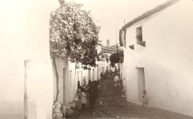 Calle Cortizada en 1930, en la que vivía el asesino. 