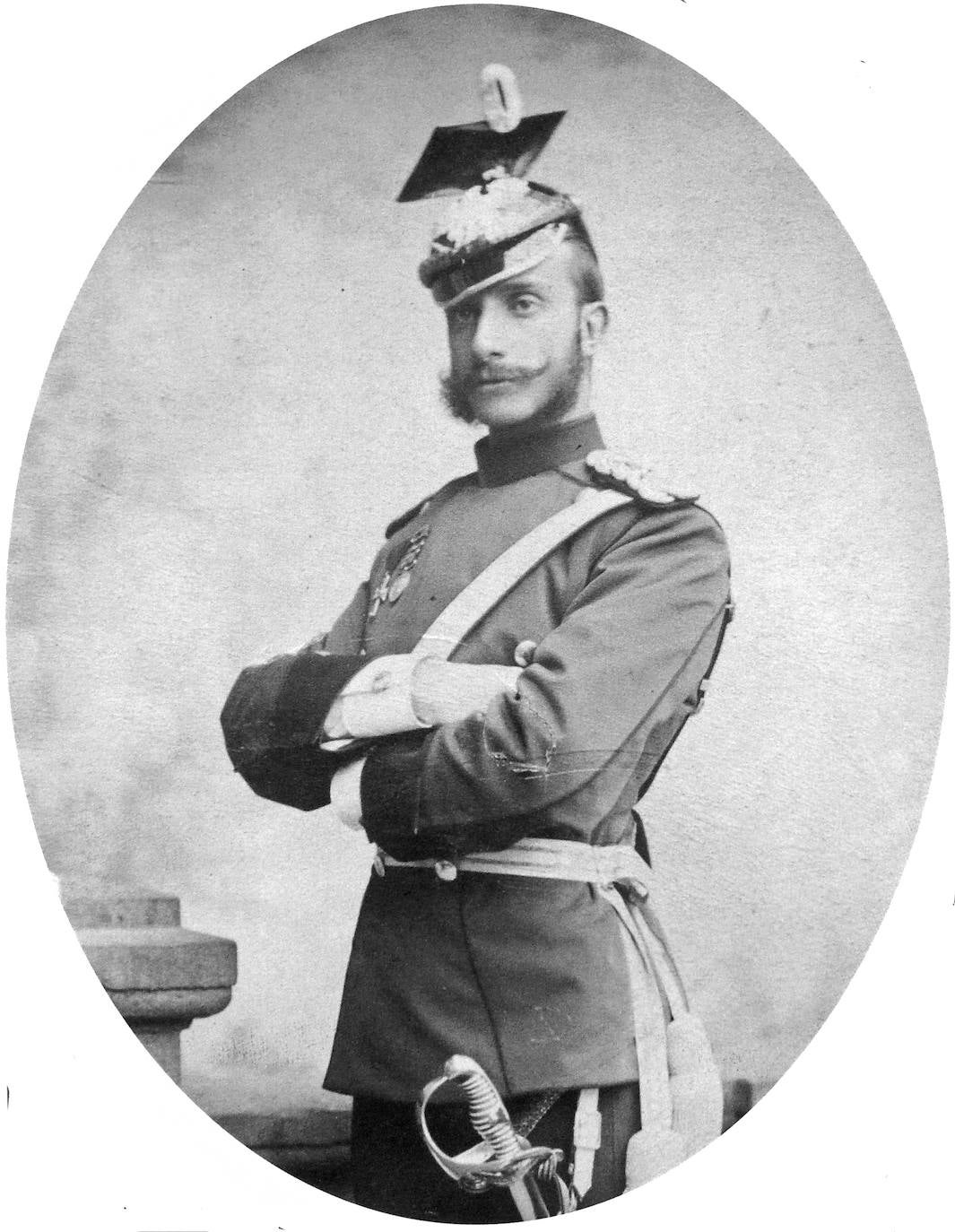 Alfonso XII en el año 1884.