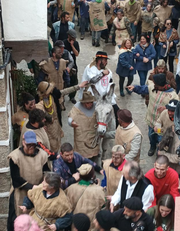 Jinete durante La Corrida de las Elecciones. 