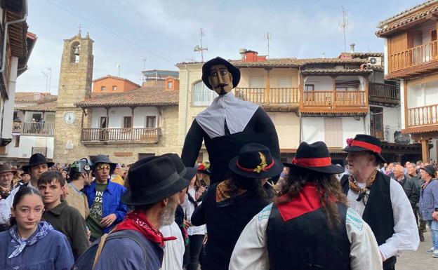 Pero Palo, antes de ser ajusticiado en la plaza de Villanueva de la Vera. 