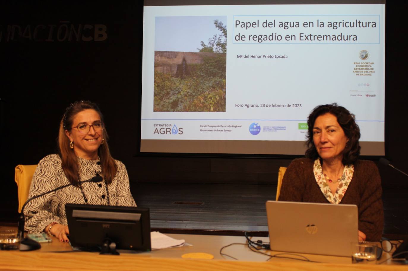 Charla en La Económica sobre el papel del agua en la agricultura de regadío. 