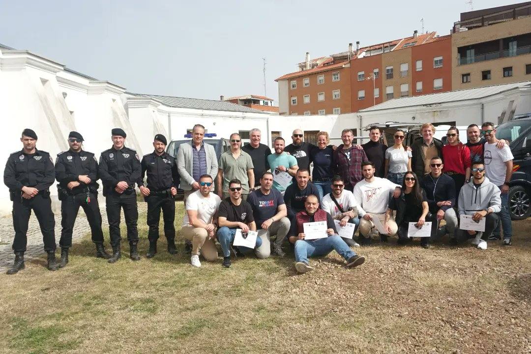 Curso de policías locales en Badajoz. 