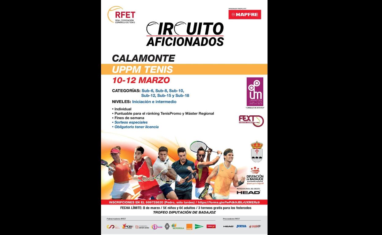 Fin de semana de tenis en Calamonte