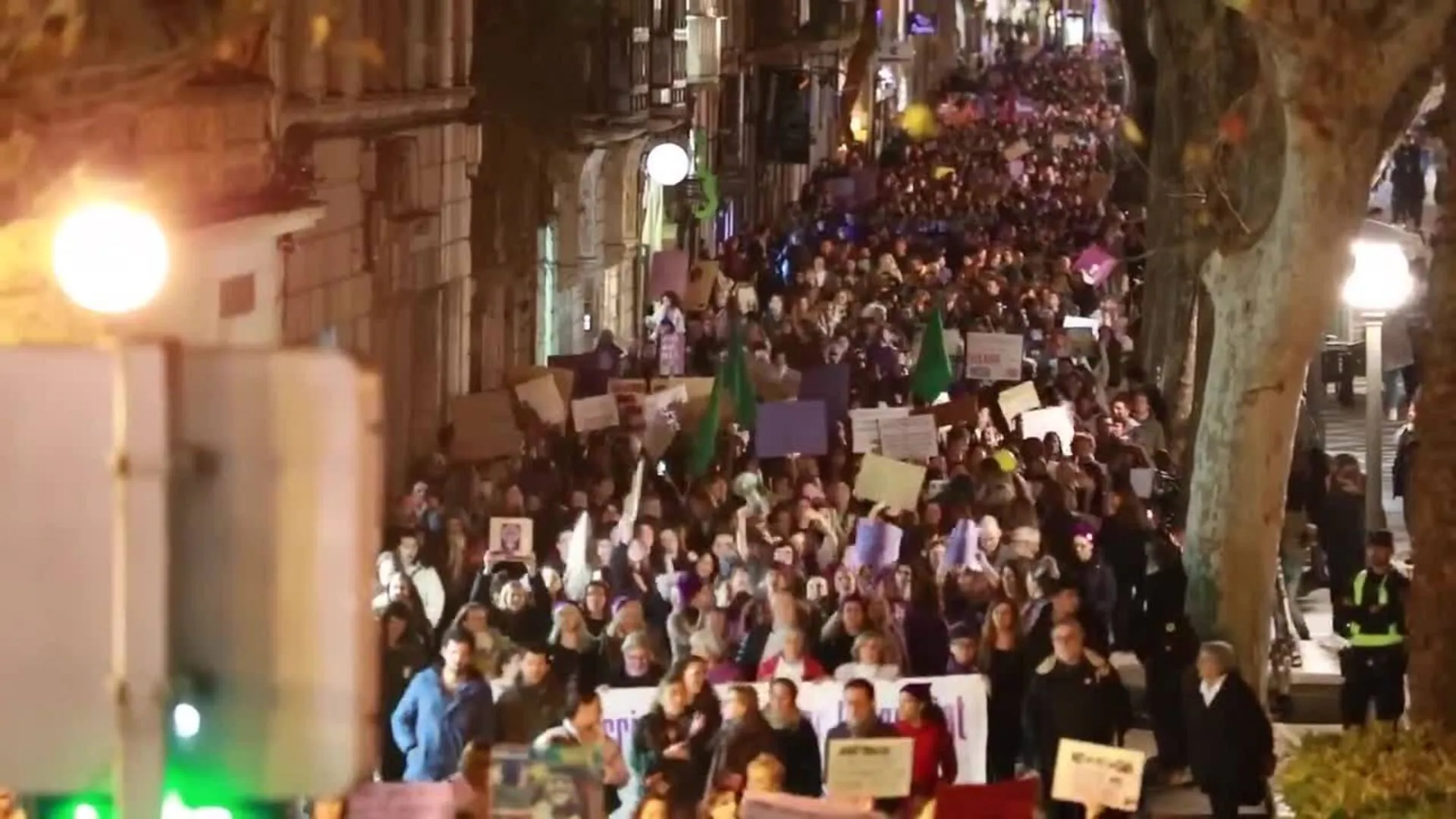 Feministas recorren las calles de Palma por el 8M