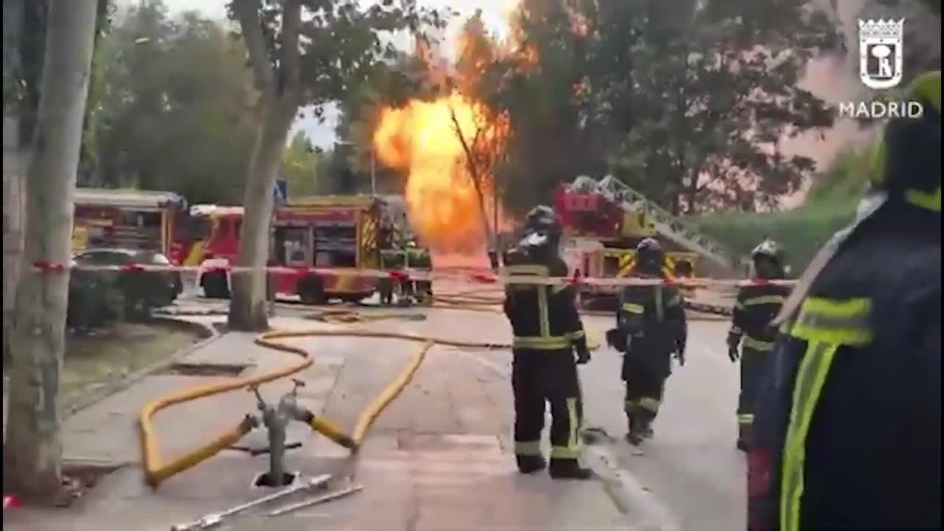 Una explosión de gas sin heridos obliga a evacuar un colegio mayor en Madrid