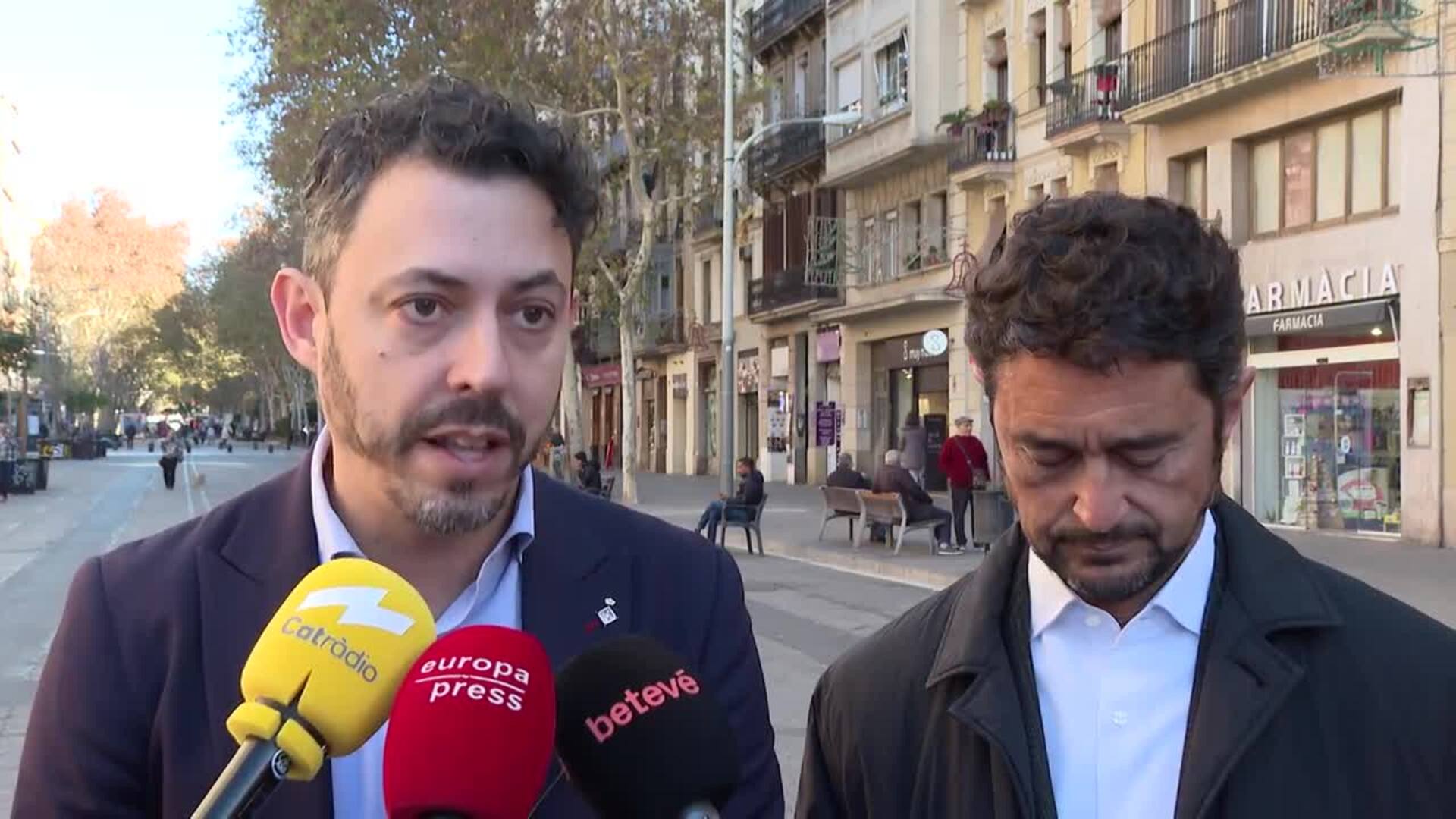 Junts en Barcelona critica que Collboni "mintió" sobre la reforma de la Ronda de Sant Antoni