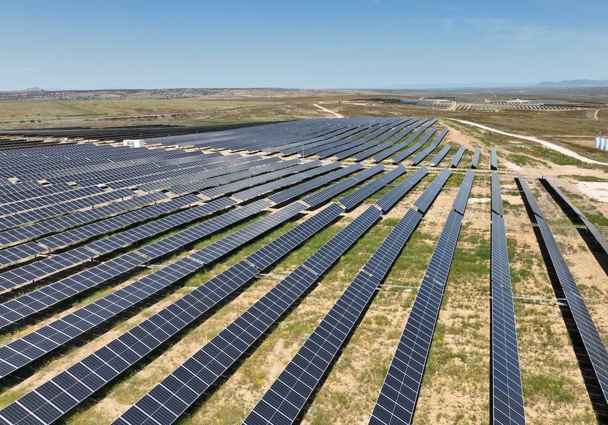 Instalación fotovoltaica en la región.