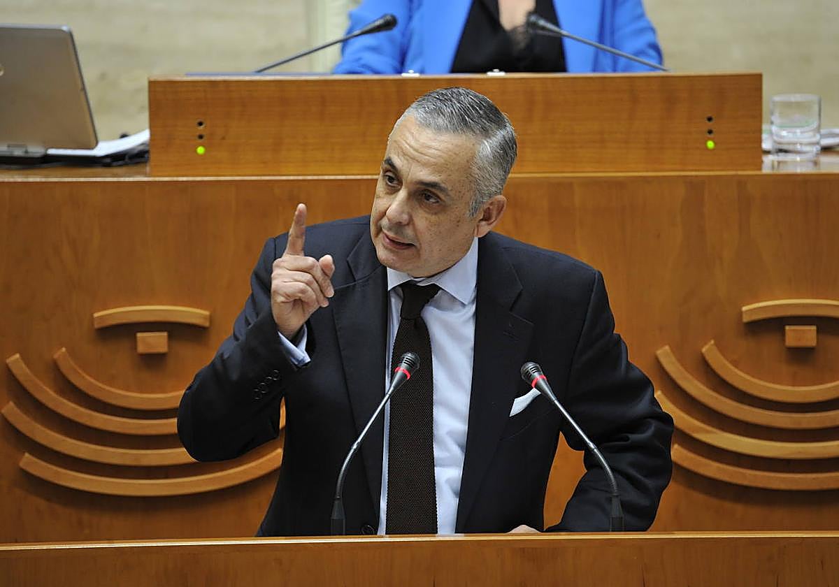 Ángel Pelayo Gordillo, en la Asamblea.