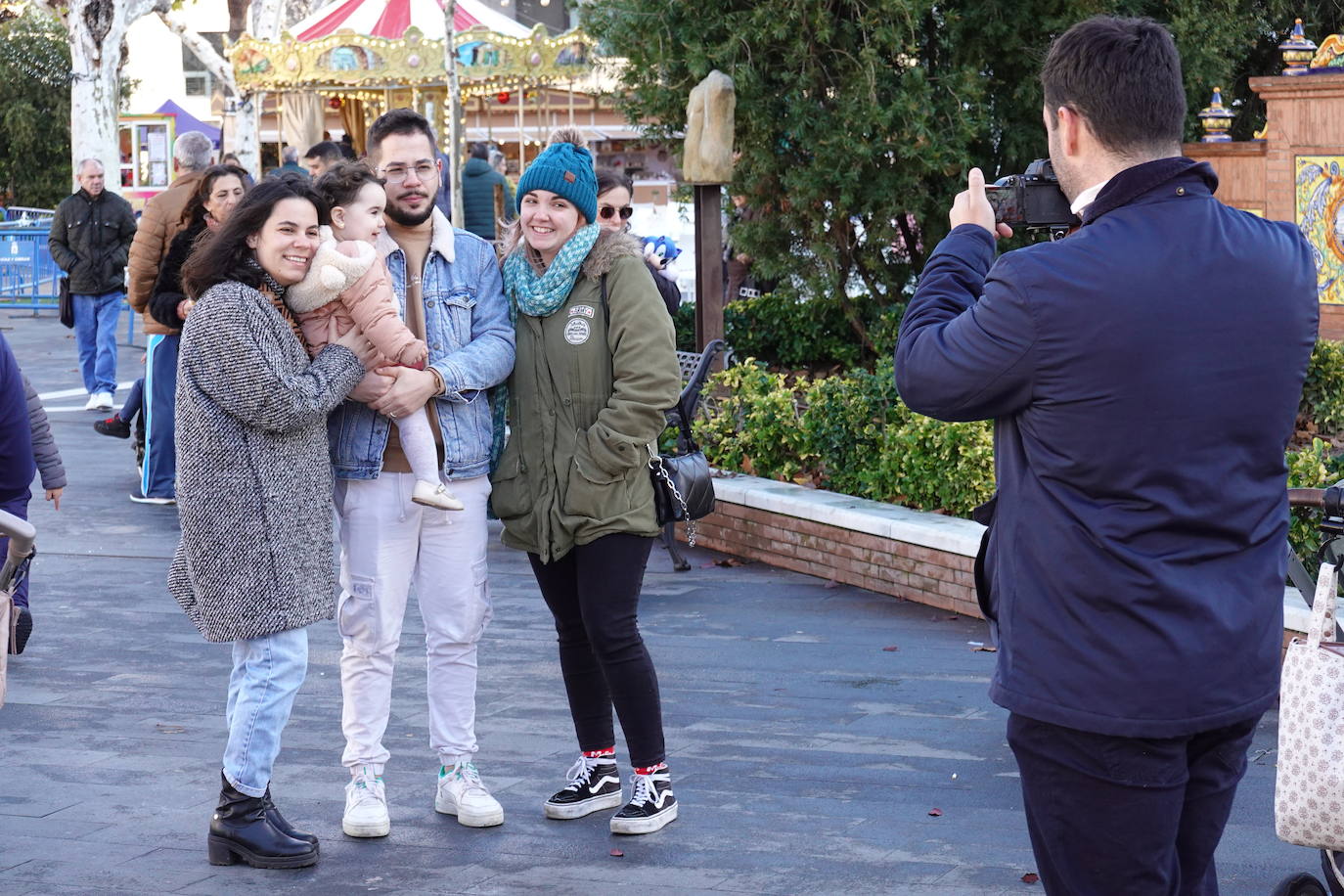 El reparto de roscón en Badajoz, en imágenes