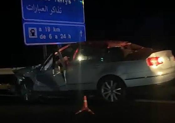 Imagen de uno de los vehículos implicados en el accidente mortal del pasado 22 de diciembre.