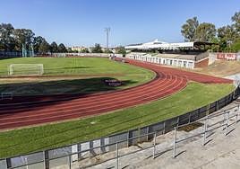 Aspecto actual del campo de fútbol del Estadio Municipal, donde juegan la UPP y el Ciudad.