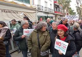 Concentración en Villanueva de la Serena, este sábado, contra la planta de biogás en la vecina localidad de La Coronada.
