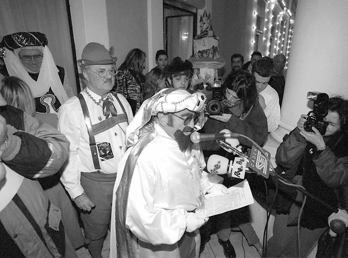 Pregoneros del Carnaval de Badajoz a lo largo de los años