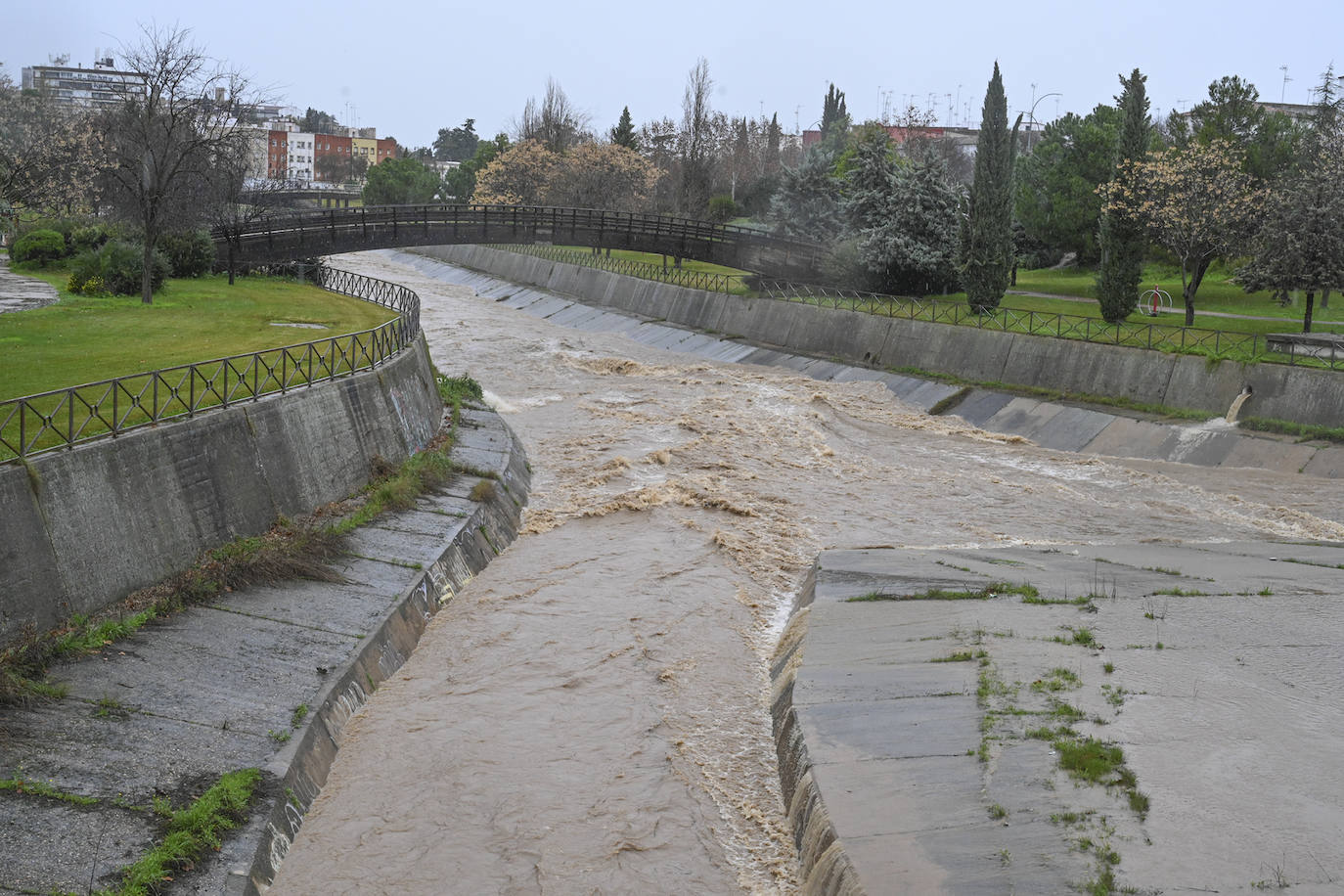 Las imágenes de la borrasca Juan a su paso por Extremadura