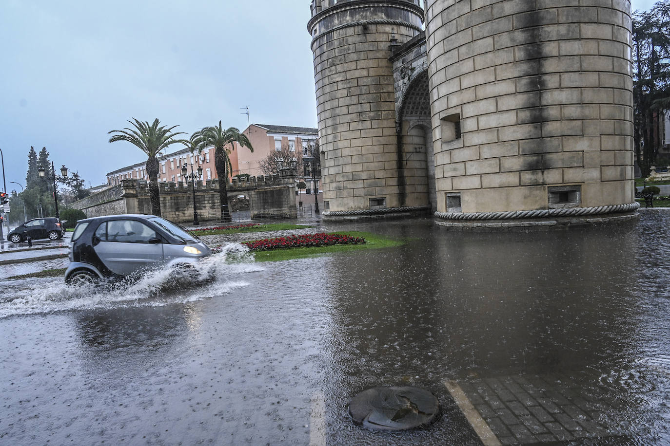 Las imágenes de la borrasca Juan a su paso por Extremadura