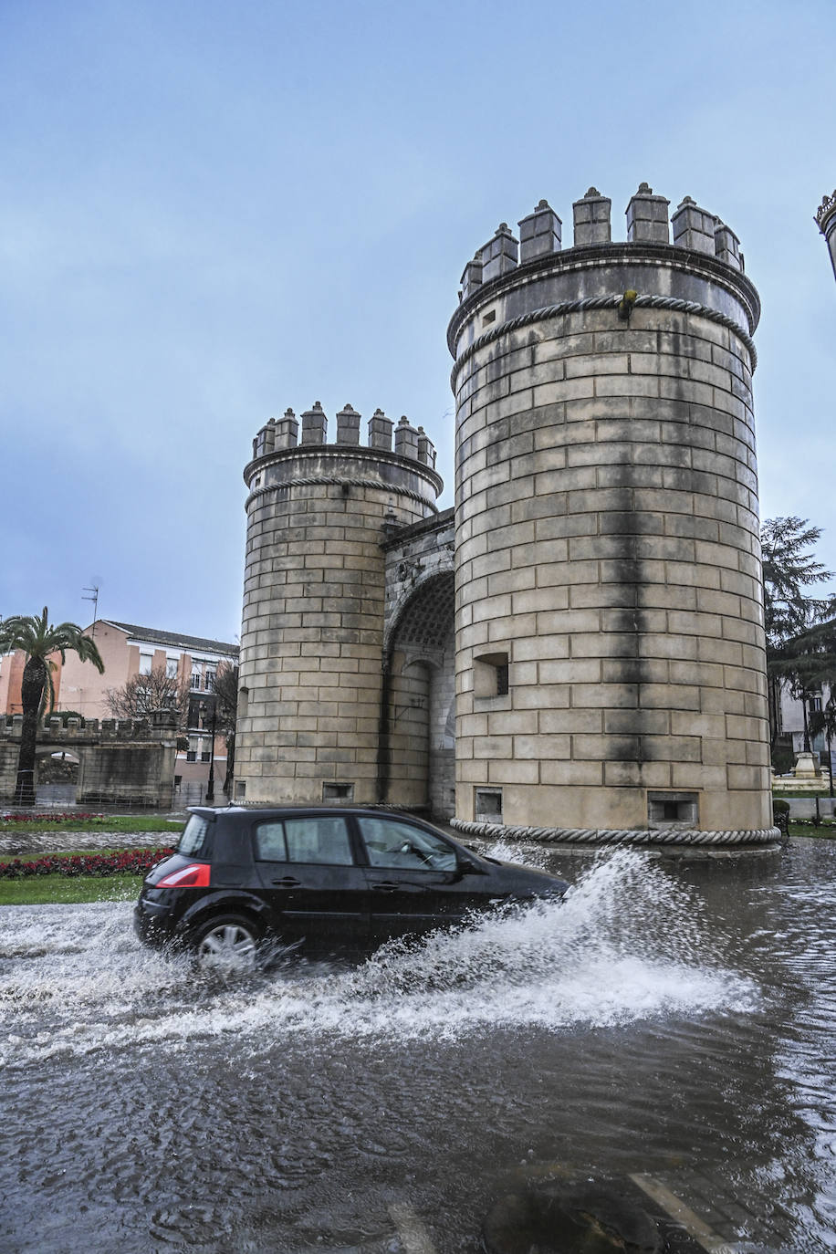 Las imágenes de la borrasca Juan a su paso por Extremadura