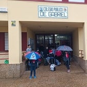 El colegio de Gévora suspende las clases