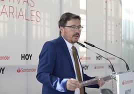 Guillermo Santamaría, consejero de Economía de la Junta de Extremadura.