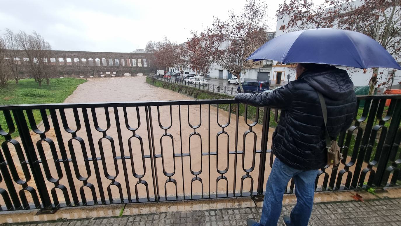 La borrasca Juan deja copiosas lluvias en Extremadura