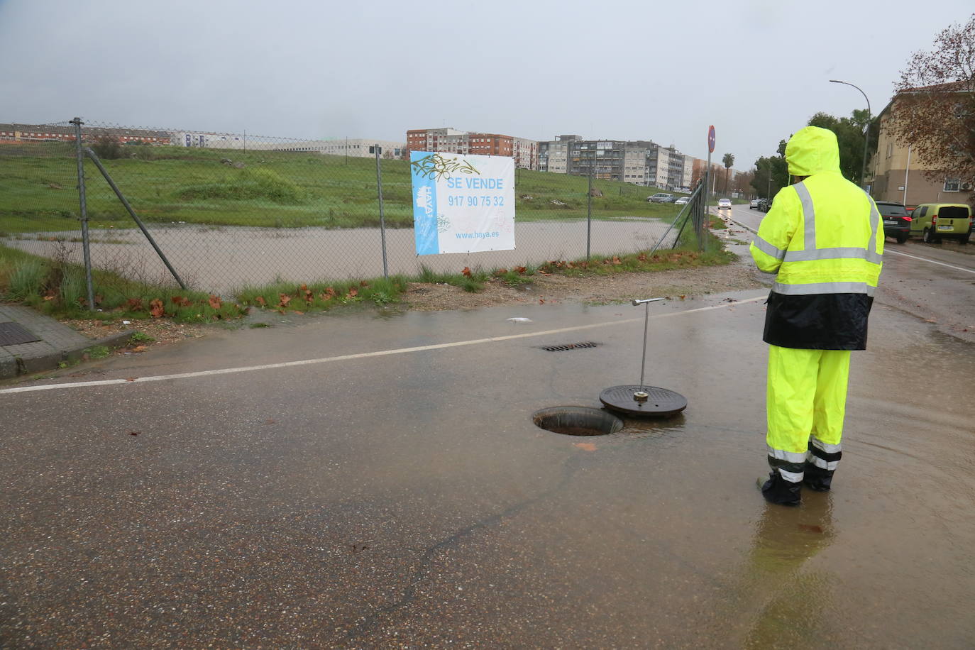 La borrasca Juan deja copiosas lluvias en Extremadura