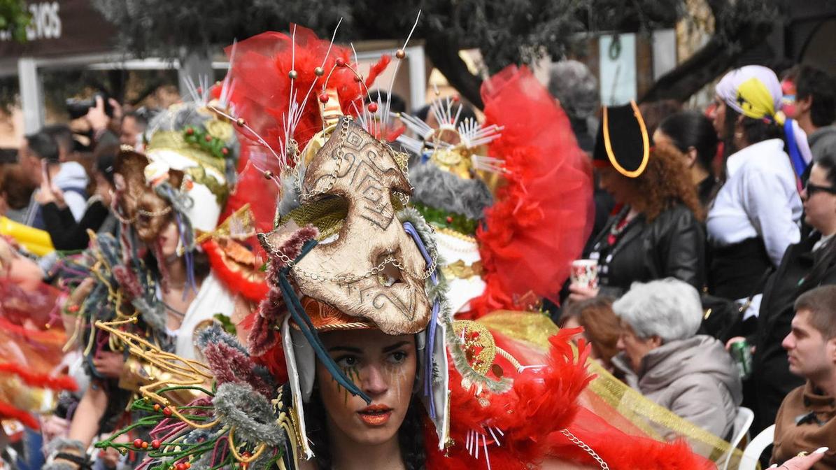 Representaron una fiesta de la antigua Roma.