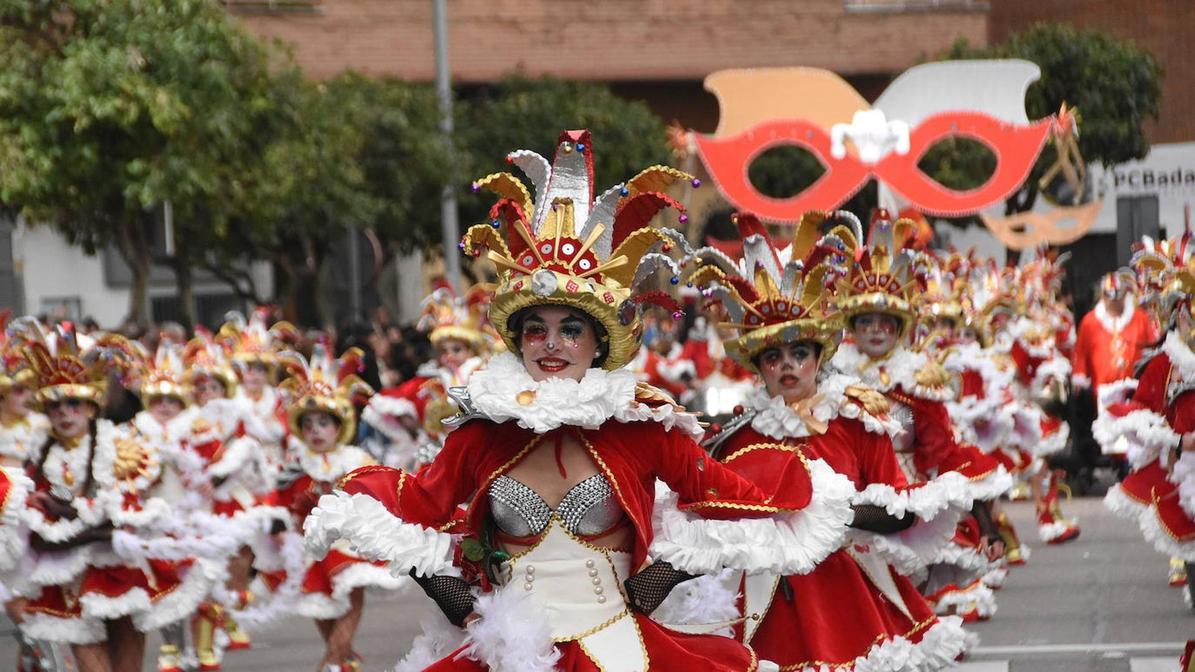 Los Riki's en el último desfile de Carnaval.