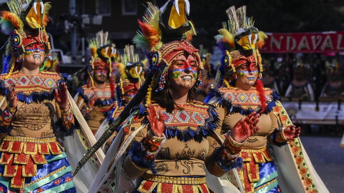 El desfile de Vendaval el año pasado.