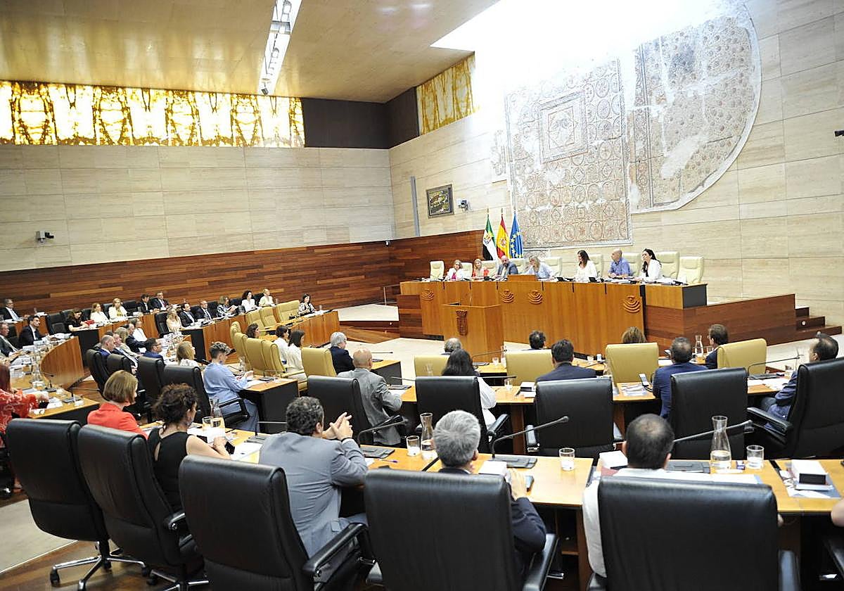 Elysium City, el aeropuerto de Badajoz y las obras en los colegios centran el Pleno en la Asamblea