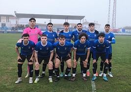 El jovencísimo once inicial del CPA en Cheles