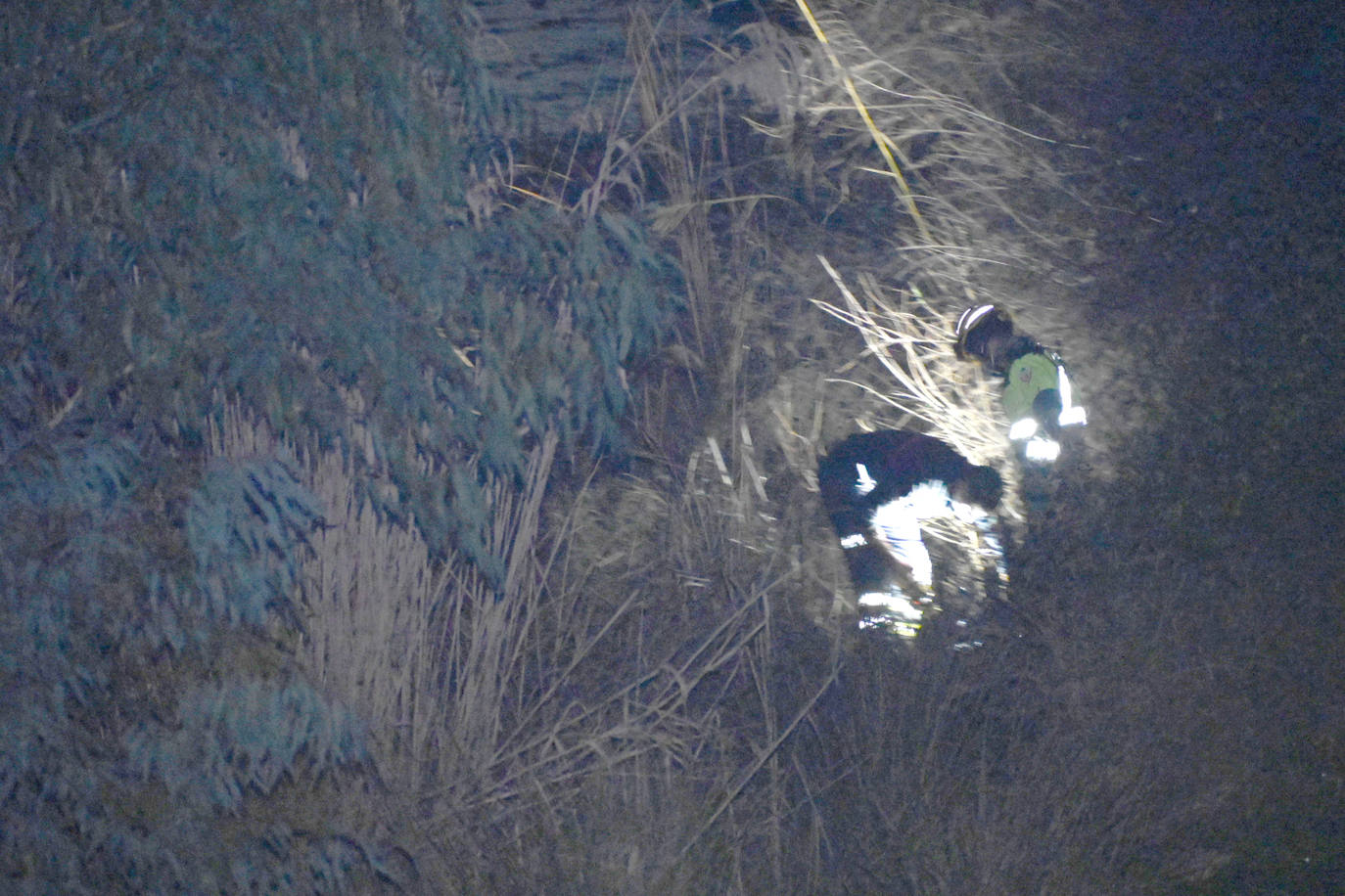 Imágenes de la zona del río en la que se ha hallado el cadáver