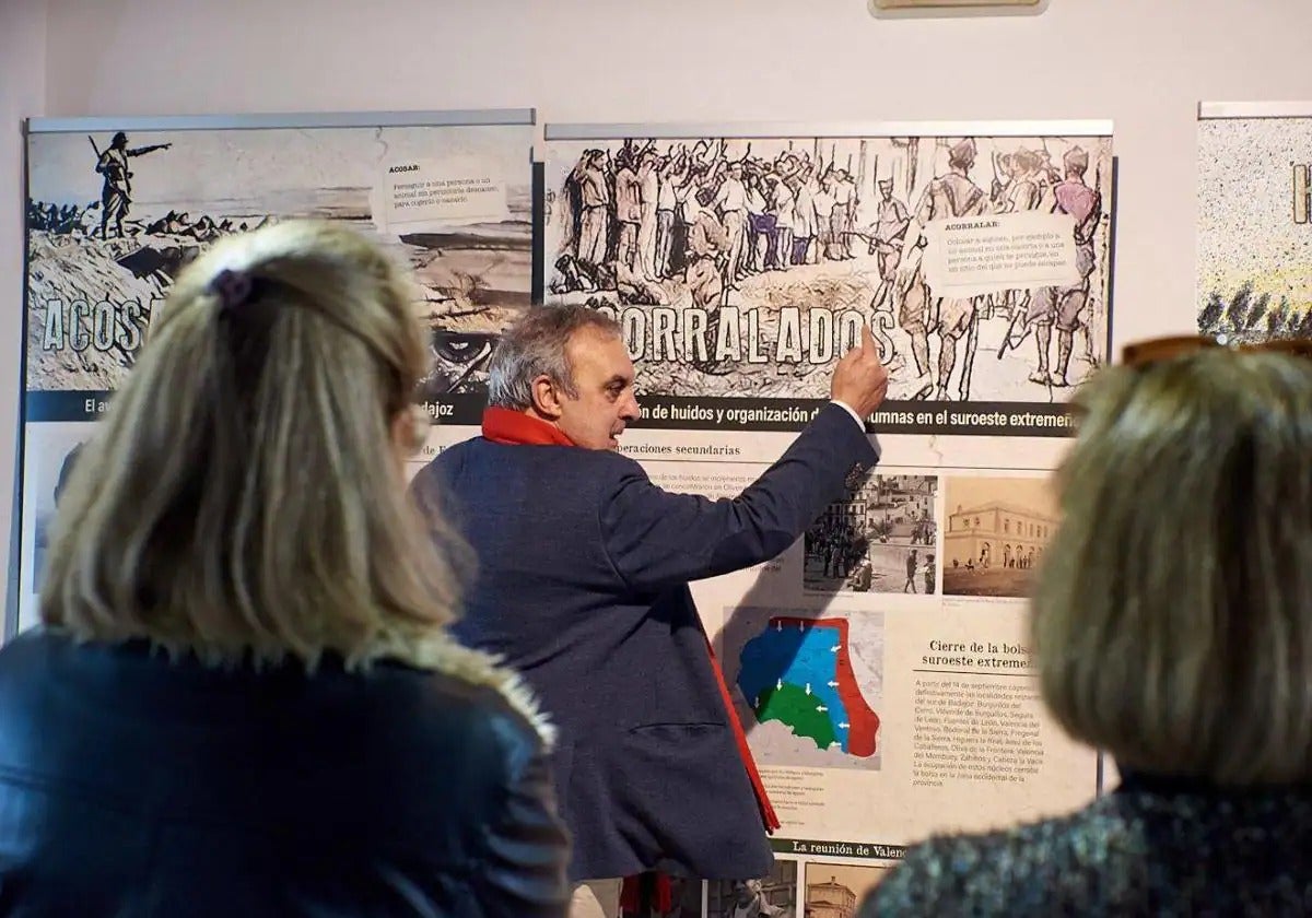 José María Lama, historiador, coordinador de la exposición 'La Columna de los