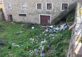 Aspecto actual de la ribera junto a San Lázaro, al lado de uno de los antiguos molinos.