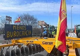 Imágenes de las movilizaciones de los agricultores en la región