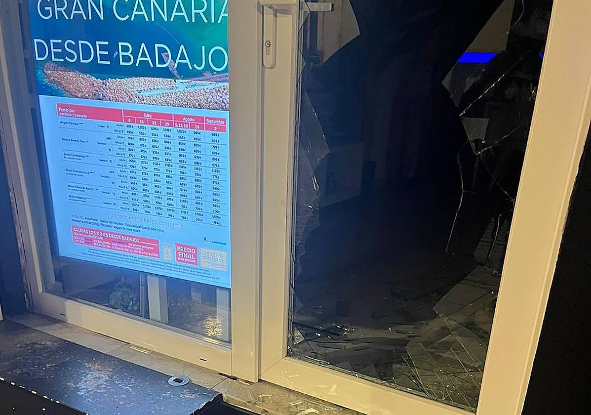 Detenido por tres robos con fuerza de madrugada en Badajoz