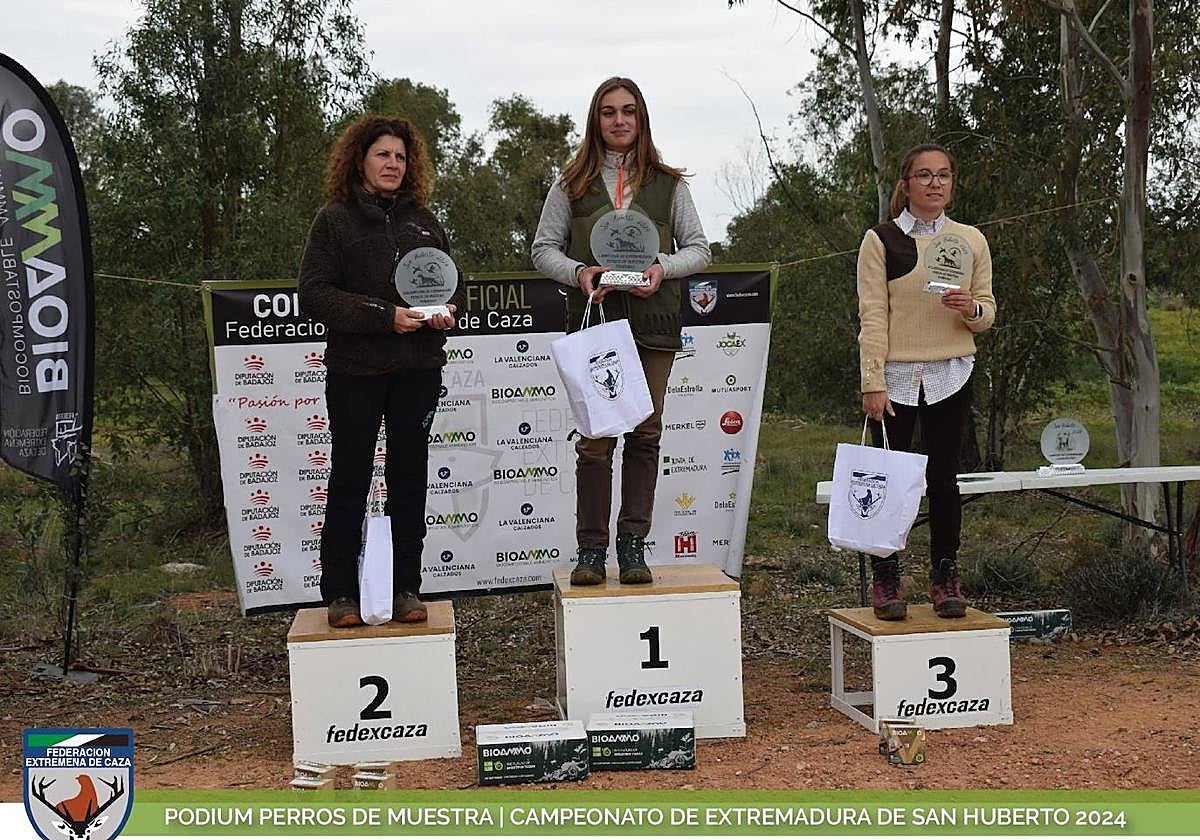 Ganadoras en la categoría de San Huberto 2024.