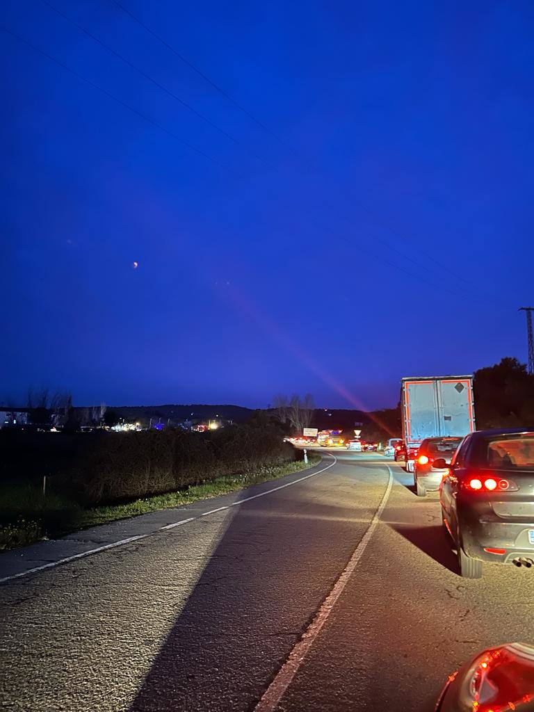 Retenciones originadas en Coria a primera hora de la mañana.