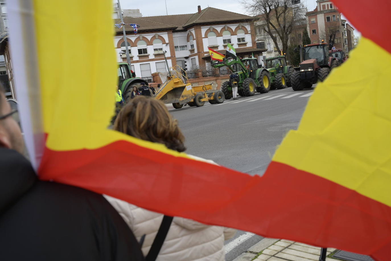 Fotos | Protesta de los agricultores este viernes en Badajoz