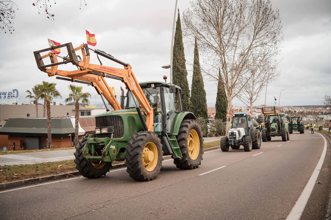 Fotos | La protesta de agricultores y ganaderos extremeños en Mérida