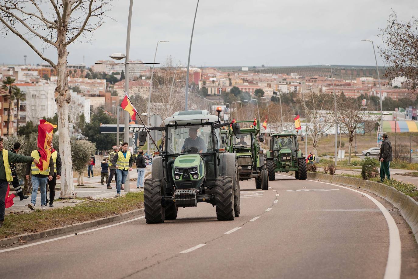 Fotos | La protesta de agricultores y ganaderos extremeños en Mérida