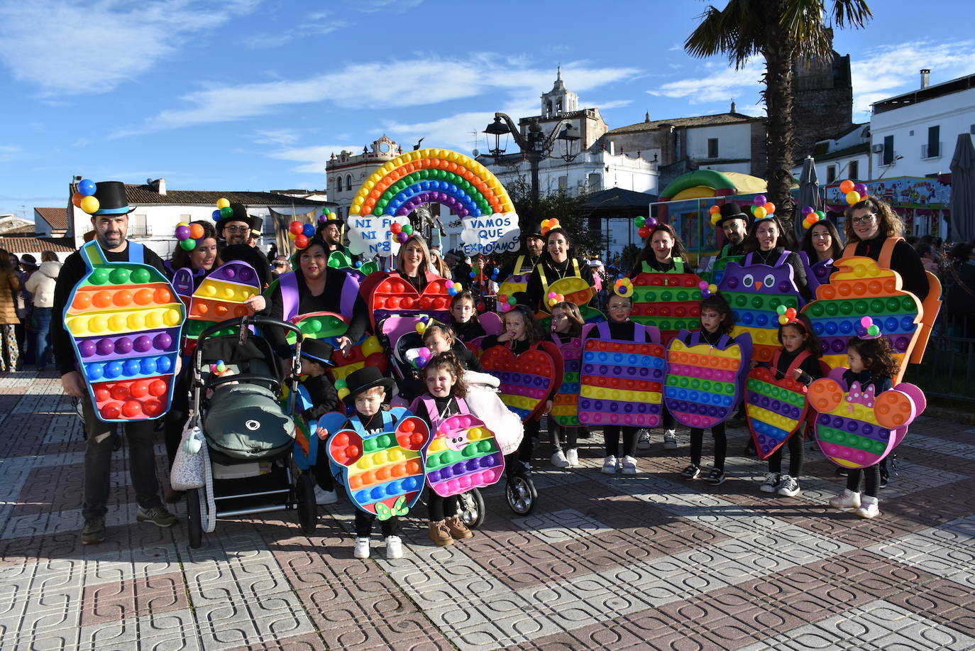 Desfile de comparsas del Carnaval del Buche. Alburquerque 2024
