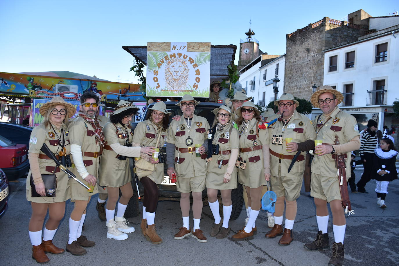 Desfile de comparsas del Carnaval del Buche. Alburquerque 2024