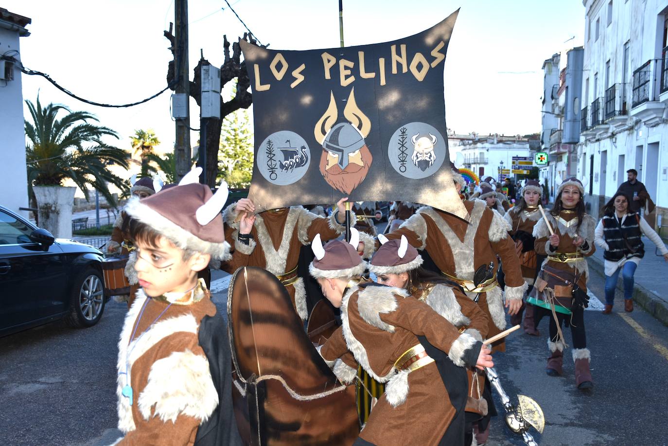 Desfile de comparsas del Carnaval del Buche. Alburquerque 2024