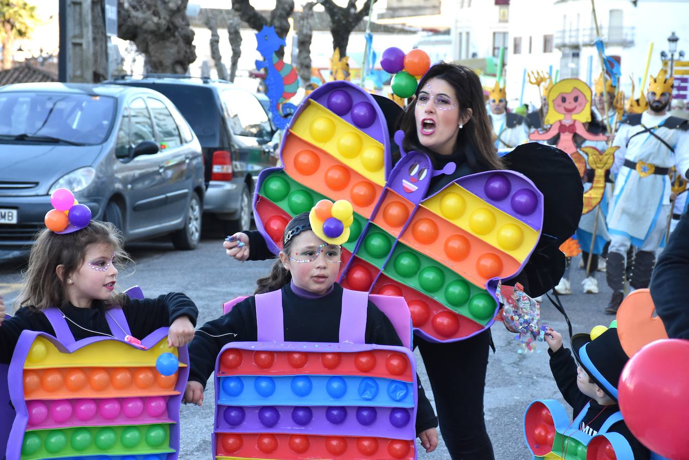 Desfile de comparsas del Carnaval del Buche. Alburquerque 2024