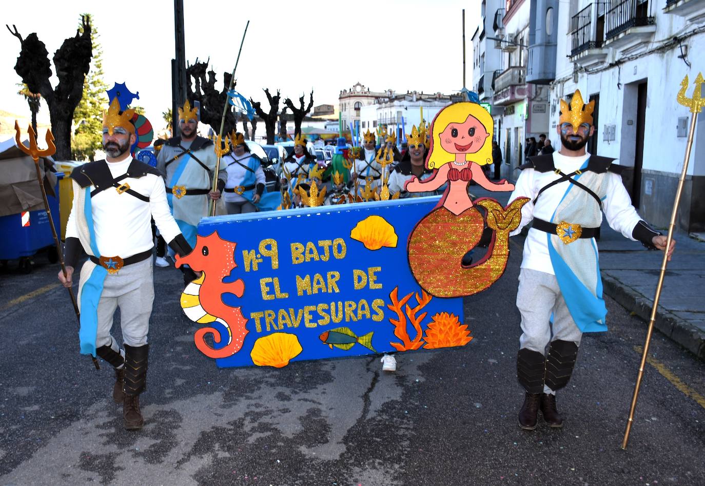 Desfile de comparsas del Carnaval del Buche. Alburquerque 2024