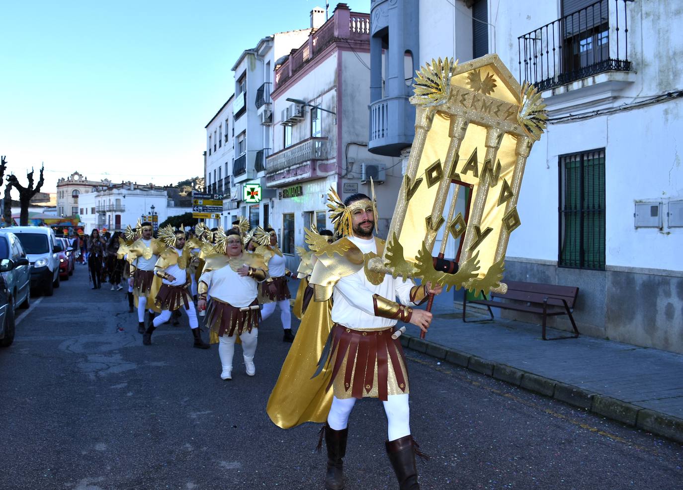 Desfile de comparsas del Carnaval del Buche. Alburquerque 2024