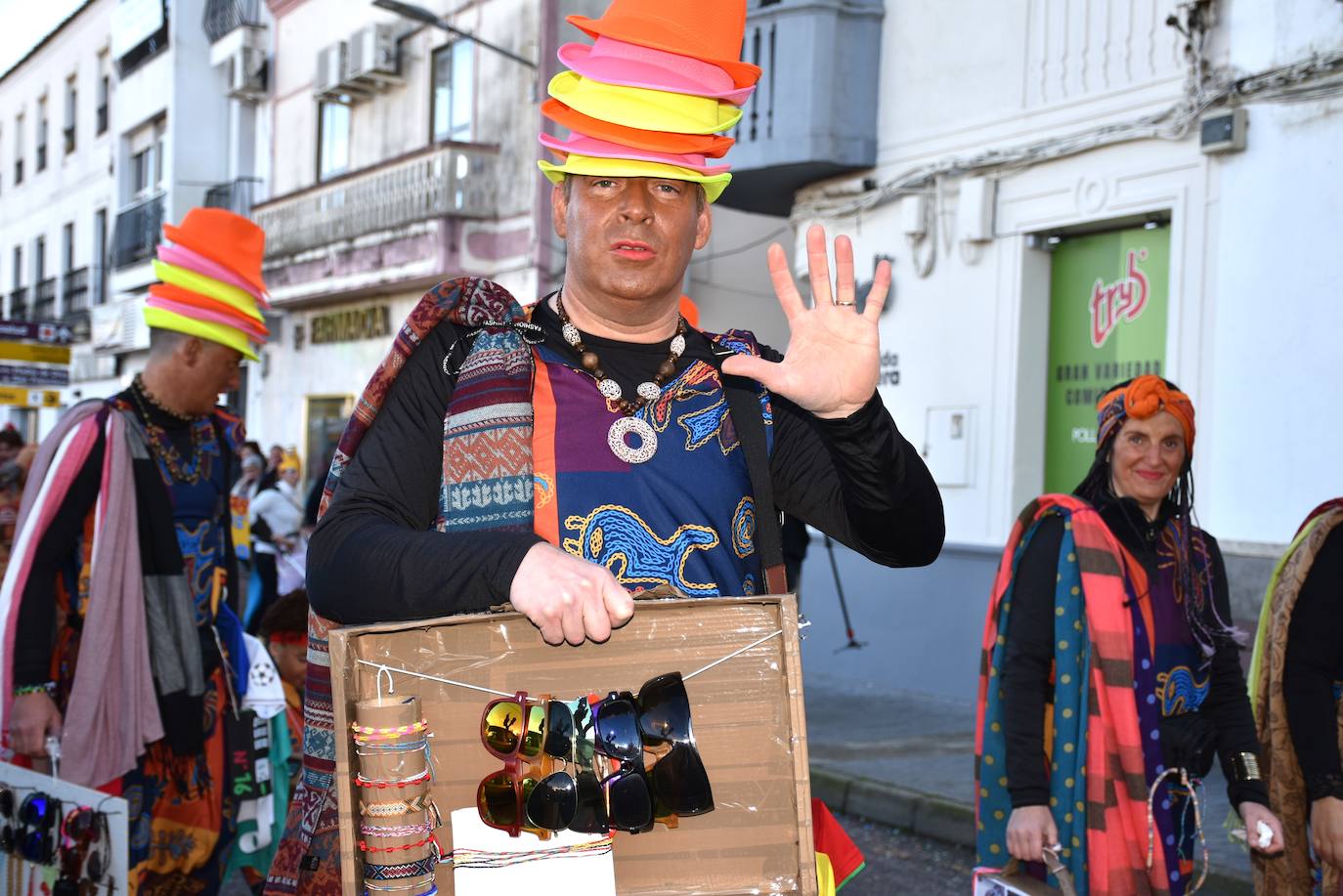 Desfile de comparsas del Carnaval del Buche. Alburquerque 2024